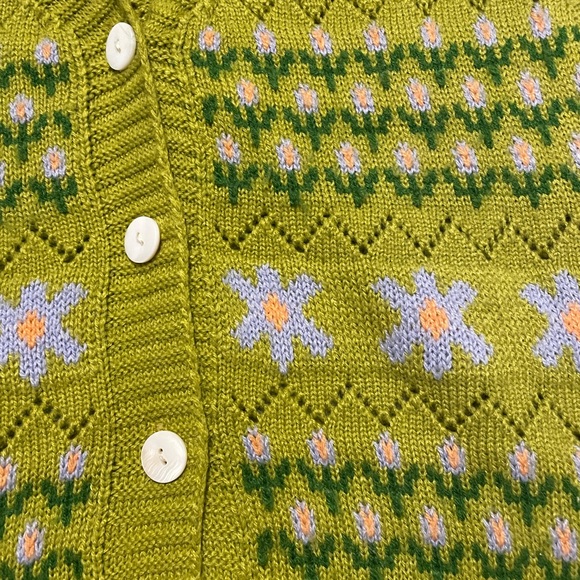 SHEIN crochet button up vest - Picture 3 of 5